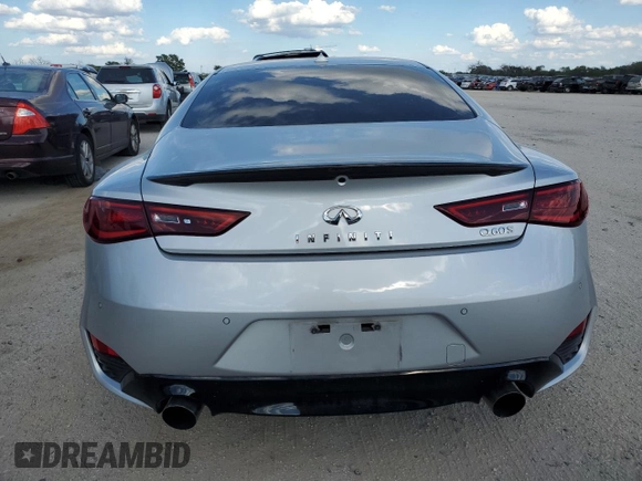 2018 Infiniti Q60 Sport with VIN JN1EV7EK5JM341935, listed as a Copart auction lot 71066014 with 40,320 mi miles and Salvage Title. Bid and sale history available at DreamBid. Image 6.