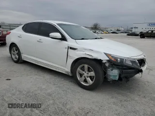 2015 Kia Optima LX with VIN KNAGM4A78F5596716, listed as a Copart auction lot 47467985 with 135,731 mi miles and Clean Title. Bid and sale history available at DreamBid. Image 4.