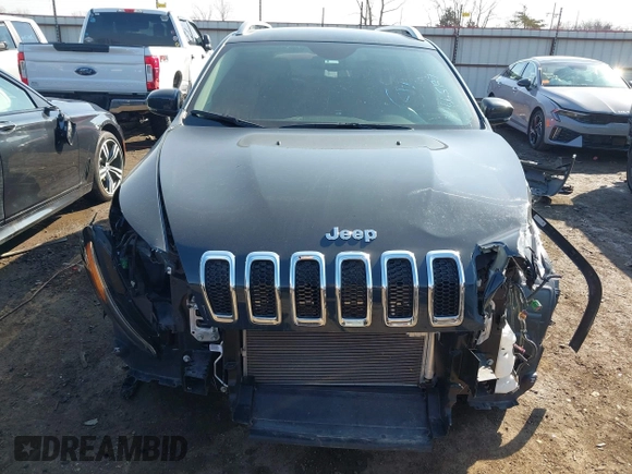 2018 Jeep Cherokee Limited with VIN 1C4PJMDB0JD569732, listed as a IAAI auction lot 41665127 with 55,412 mi miles. Bid and sale history available at carsss.com. Image 13.
