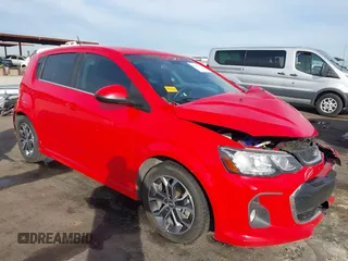 2017 Chevrolet Sonic LT with VIN 1G1JD6SH6H4133177, listed as a IAAI auction lot 40969675 with 84,762 mi miles and . Bid and sale history available at DreamBid. Image 1.