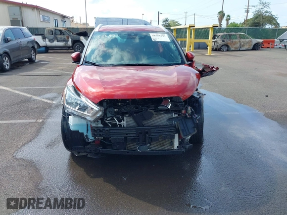 2020 Nissan Kicks SV with VIN 3N1CP5CV6LL506259, listed as a IAAI auction lot 41558197 with Not Provided miles. Bid and sale history available at carsss.com. Image 13.