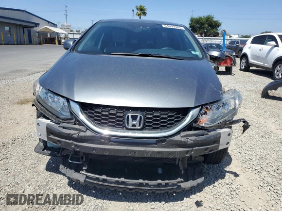 2013 Honda Civic LX with VIN 19XFB2F58DE243846, listed as a Copart auction lot 54093965 with 83,537 mi miles and Salvage Title. Bid and sale history available at DreamBid. Image 5.