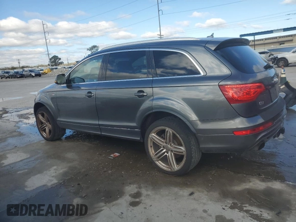 2014 Audi Q7 3.0T S line Prestige with VIN WA1DGAFE2ED004471, listed as a Copart auction lot 48021885 with 103,665 mi miles and Salvage Title. Bid and sale history available at carsss.com. Image 2.
