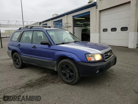 2003 Subaru Forester X with VIN JF1SG63623H716059, listed as a Copart auction lot 82716474 with 155,011 mi miles and Salvage Title. Bid and sale history available at carsss.com. Image 10.