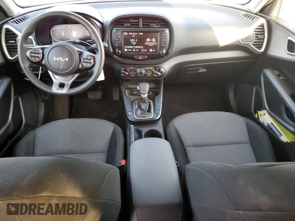 2023 Kia Soul LX with VIN KNDJ23AUXP7851208, listed as a Copart auction lot 45886345 with 55,787 mi miles and Salvage Title. Bid and sale history available at DreamBid. Image 8.