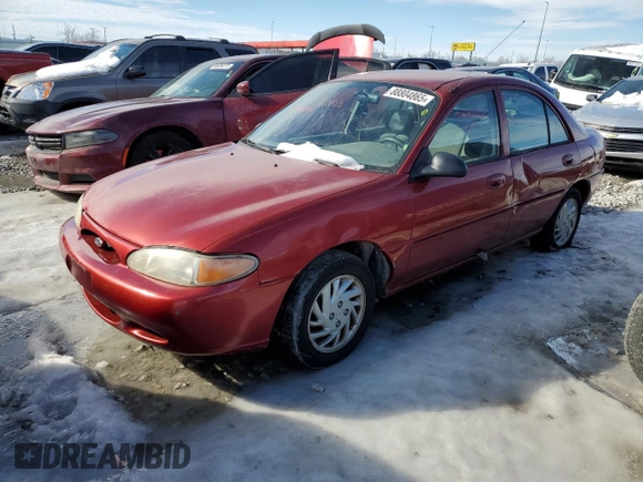 1999 Ford Escort SE z VIN 1FAFP13P2XW277282, wystawiony jako Copart lot #88804865 z przebiegiem 164 056 mil mil oraz Szkoda całkowita • Salvage title. Historia ofert i sprzedaży dostępna na DreamBid. Obrazek 1.