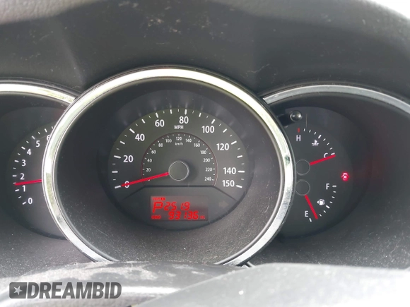 2013 Kia Sorento LX with VIN 5XYKT4A28DG387792, listed as a IAAI auction lot 42650144 with 93,136 mi miles and . Bid and sale history available at DreamBid. Image 7.