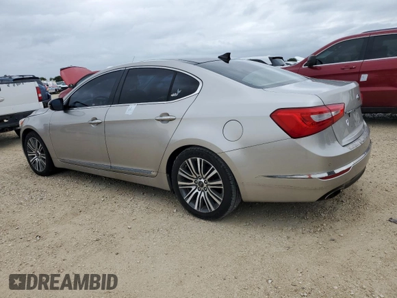 2014 Kia Cadenza Premium with VIN KNALN4D77E5134265, listed as a Copart auction lot 74512754 with 0 mi miles and Salvage Title. Bid and sale history available at carsss.com. Image 2.