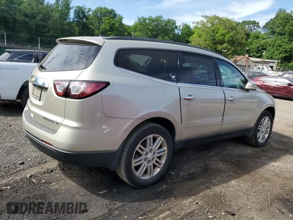 2015 Chevrolet Traverse LT with VIN 1GNKRGKD8FJ368184, listed as a Copart auction lot 57404575 with 99,397 mi miles and Salvage title. Bid and sale history available at DreamBid. Image 3.