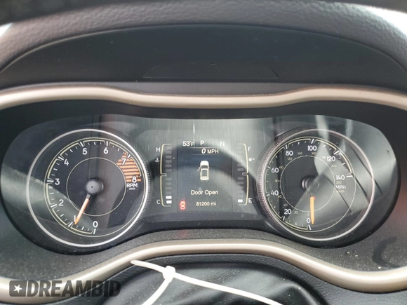 2017 Jeep Cherokee Latitude with VIN 1C4PJMCS9HD213517, listed as a Copart auction lot 55364155 with 81,200 mi miles and Clean Title. Bid and sale history available at DreamBid. Image 9.