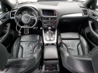 2014 Audi SQ5 Premium Plus with VIN WA1CGAFPXEA013059, listed as a Copart auction lot 50231194 with 105,227 mi miles and Salvage Title. Bid and sale history available at carsss.com. Image 8.