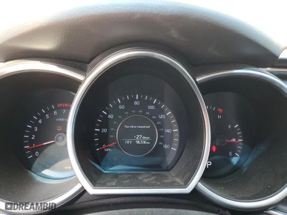 2014 Kia Optima LX with VIN 5XXGM4A76EG322525, listed as a Copart auction lot 50071985 with 96,336 mi miles and Clean Title. Bid and sale history available at carsss.com. Image 9.