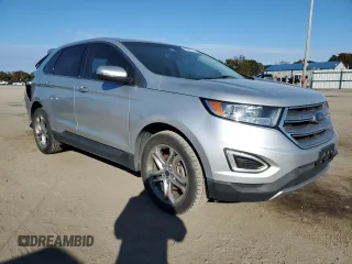 2016 Ford Edge Titanium with VIN 2FMPK3K91GBB06466, listed as a Copart auction lot 82827144 with 108,092 mi miles and Salvage Title. Bid and sale history available at carsss.com. Image 4.