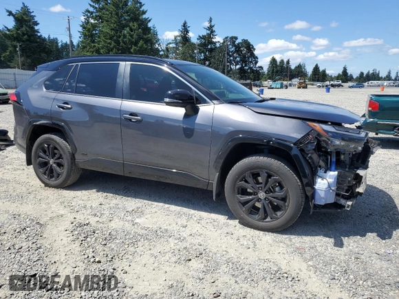 2024 Toyota RAV4 Hybrid XSE with VIN JTME6RFV2RJ047582, listed as a Copart auction lot 63658395 with 26,345 mi miles and Salvage title. Bid and sale history available at DreamBid. Image 4.