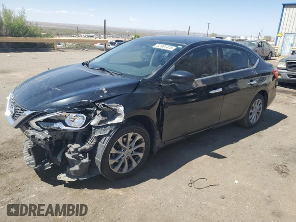 2018 Nissan Sentra SV z VIN 3N1AB7AP5JL654003, wystawiony jako Copart lot #52981475 z przebiegiem 83 616 mil mil oraz Szkoda całkowita • Salvage title. Historia ofert i sprzedaży dostępna na DreamBid. Obrazek 1.