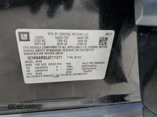 2018 Cadillac XT5 FWD с VIN 1GYKNARS2JZ111211, выставлен на аукционе Copart как лот 46374815 с пробегом 185 533 миль миль и На запчасти • Non repairable. История ставок и продаж доступна на DreamBid. Изображение 14.