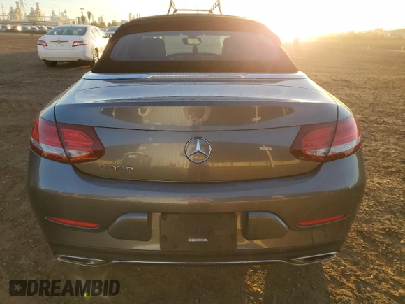 2017 Mercedes-Benz C 300 with VIN WDDWK4JB3HF428915, listed as a Copart auction lot 77944844 with 57,241 mi miles and Salvage Title. Bid and sale history available at DreamBid. Image 6.