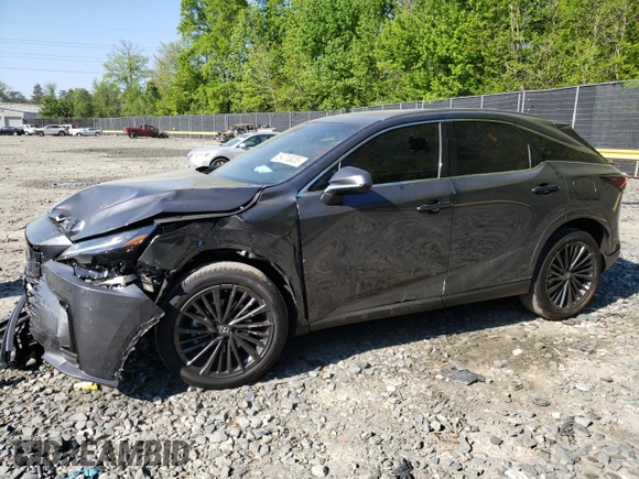 2025 Lexus RX 350 with VIN 2T2BAMCA3SC097099, listed as a Copart auction lot 54710035 with 3,483 mi miles and Salvage title. Bid and sale history available at DreamBid. Image 1.