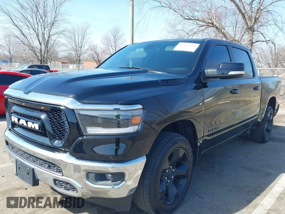 2019 Ram 1500 Big Horn/Lone Star with VIN 1C6RRFFG1KN917238, listed as a IAAI auction lot 41812100 with 28,407 mi miles. Bid and sale history available at carsss.com. Image 18.