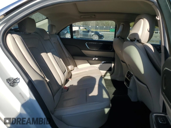 2020 Lincoln Continental Standard with VIN 1LN6L9VKXL5604772, listed as a Copart auction lot 44309085 with 90,010 mi miles and Salvage Title. Bid and sale history available at carsss.com. Image 10.