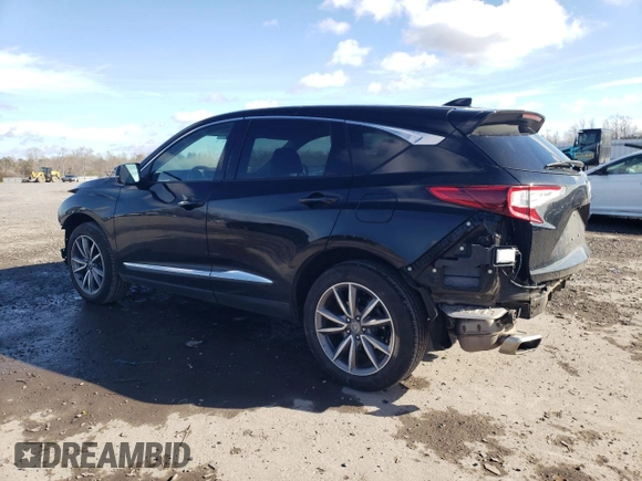 2022 Acura RDX w/Technology Package with VIN 5J8TC2H54NL005371, listed as a Copart auction lot 40213234 with 28,321 mi miles. Bid and sale history available at carsss.com. Image 2.
