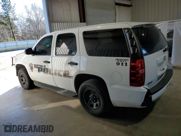 2014 Chevrolet Tahoe Commercial z VIN 1GNLC2E07ER194822, wystawiony jako Copart lot #47253625 z przebiegiem 126 882 mil mil oraz Szkoda całkowita • Salvage title. Historia ofert i sprzedaży dostępna na DreamBid. Obrazek 2.