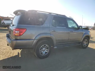 2004 Toyota Sequoia Limited with VIN 5TDZT38A34S237677, listed as a Copart auction lot 46735785 with 206,020 mi miles and Salvage Title. Bid and sale history available at carsss.com. Image 3.