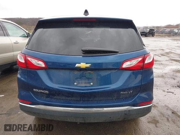 2019 Chevrolet Equinox LT with VIN 3GNAXUEV4KL361367, listed as a IAAI auction lot 41931983 with 59,115 mi miles and . Bid and sale history available at carsss.com. Image 16.