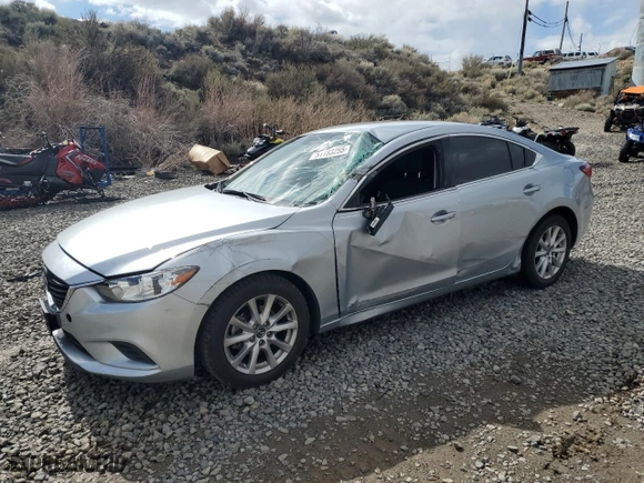 2016 Mazda Mazda6 i Sport with VIN JM1GJ1U52G1435372, listed as a Copart auction lot 51183255 with 77,153 mi miles and Salvage Title. Bid and sale history available at carsss.com. Image 1.