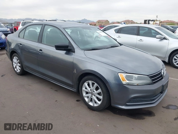 2015 Volkswagen Jetta Sedan 1.8T SE with VIN 3VWD17AJ9FM286917, listed as a IAAI auction lot 41904565 with 166,841 mi miles. Bid and sale history available at carsss.com. Image 1.