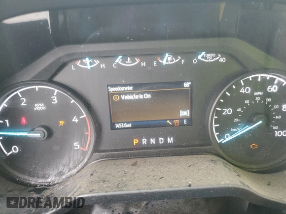 2024 Ford F-350 XL with VIN 1FD8W3HT6REE02974, listed as a Copart auction lot 55772355 with 1,453 mi miles and Salvage title. Bid and sale history available at DreamBid. Image 9.