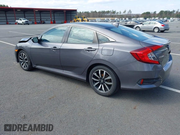 2016 Honda Civic Sedan EX-L with VIN 19XFC1F73GE201419, listed as a IAAI auction lot 42027720 with 168,134 mi miles. Bid and sale history available at carsss.com. Image 3.