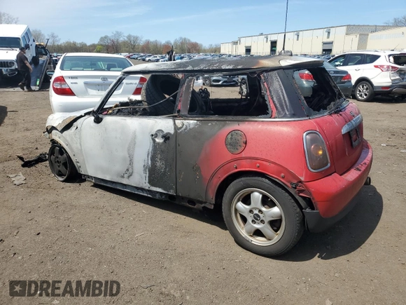 2008 MINI Hardtop with VIN WMWMF33558TT60087, listed as a Copart auction lot 54344615 with Not Provided miles and Non Repairable. Bid and sale history available at DreamBid. Image 2.