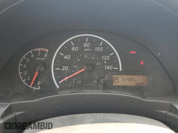 2015 Nissan Versa SV with VIN 3N1CN7AP4FL831812, listed as a Copart auction lot 59903055 with 92,405 mi miles and Salvage title. Bid and sale history available at DreamBid. Image 9.