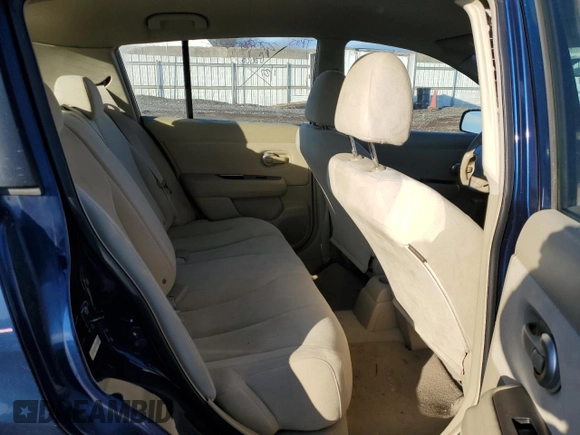 2007 Nissan Versa 1.8 S with VIN 3N1BC13E47L368792, listed as a Copart auction lot 43704395 with 37,572 mi miles and Salvage Title. Bid and sale history available at carsss.com. Image 11.