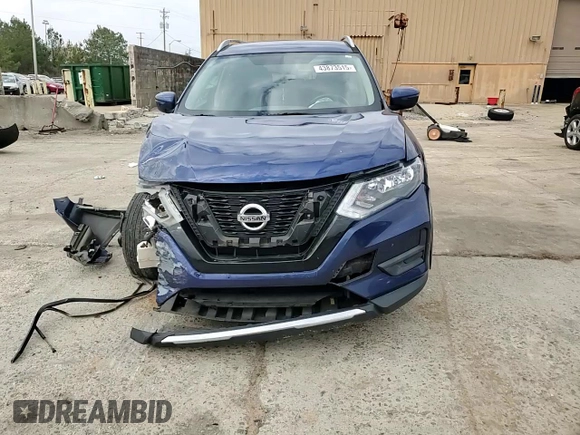 2017 Nissan Rogue SV with VIN 5N1AT2MTXHC744920, listed as a Copart auction lot 43873515 with 157,681 mi miles and Salvage Title. Bid and sale history available at carsss.com. Image 12.