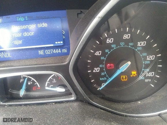 2014 Ford Focus SE with VIN 1FADP3F25EL427516, listed as a IAAI auction lot 25727850 with 27,444 mi miles. Bid and sale history available at carsss.com. Image 7.