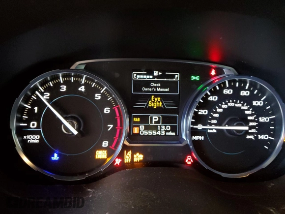 2017 Subaru Forester Touring with VIN JF2SJAWC0HH482285, listed as a Copart auction lot 62189045 with 55,543 mi miles and Salvage title. Bid and sale history available at DreamBid. Image 9.