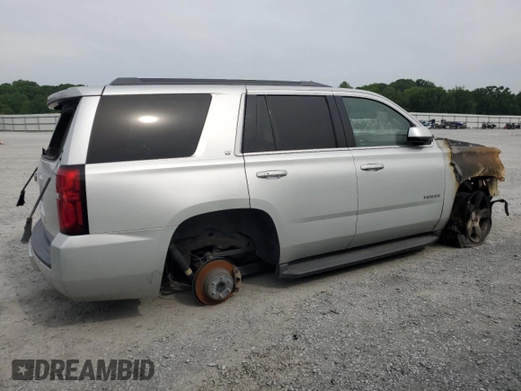 2017 Chevrolet Tahoe LT with VIN 1GNSCBKC6HR206618, listed as a Copart auction lot 57327085 with Not provided miles and Salvage title. Bid and sale history available at DreamBid. Image 3.