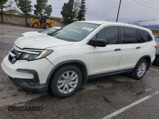 2019 Honda Pilot LX with VIN 5FNYF5H12KB015096, listed as a Copart auction lot 48802345 with 94,445 mi miles and Salvage Title. Bid and sale history available at DreamBid. Image 1.