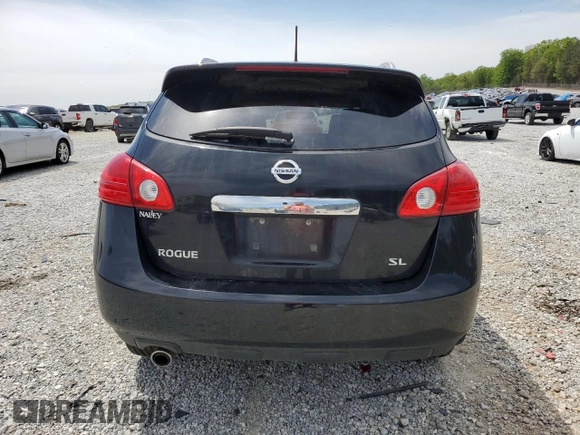 2013 Nissan Rogue S with VIN JN8AS5MT9DW505171, listed as a Copart auction lot 53270255 with 118,786 mi miles and Salvage Title. Bid and sale history available at carsss.com. Image 6.