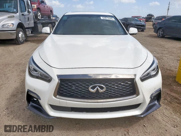 2021 Infiniti Q50 Signature Edition z VIN JN1EV7CP6MM706805, wystawiony jako Copart lot #64873545 z przebiegiem 19 038 mil mil oraz Czysty tytuł • Clean title. Historia ofert i sprzedaży dostępna na DreamBid. Obrazek 5.