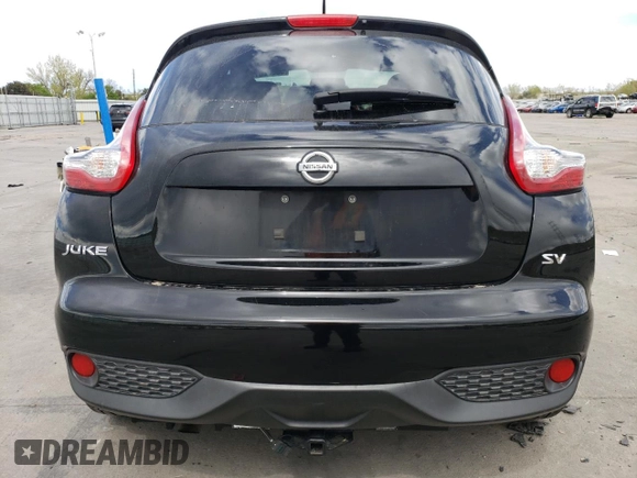 2015 Nissan Juke S with VIN JN8AF5MR5FT508128, listed as a Copart auction lot 55032315 with 92,088 mi miles and Salvage Title. Bid and sale history available at DreamBid. Image 6.