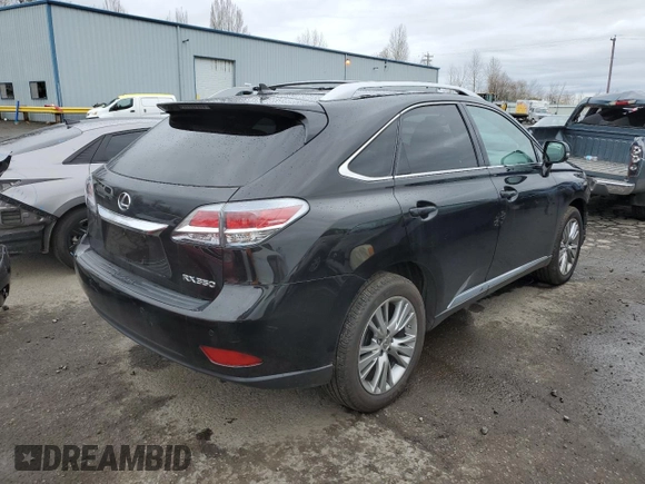 2013 Lexus RX 350 with VIN 2T2BK1BA2DC207950, listed as a Copart auction lot 45237545 with 91,036 mi miles and Salvage Title. Bid and sale history available at carsss.com. Image 3.