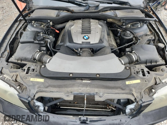 2008 BMW 7 Series 750Li with VIN WBAHN83568DT78626, listed as a Copart auction lot 60956495 with 87,600 mi miles and Clean title. Bid and sale history available at DreamBid. Image 11.
