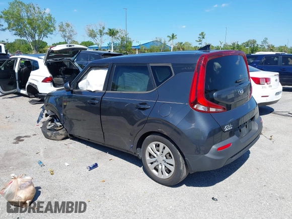 2021 Kia Soul S with VIN KNDJ23AU5M7792614, listed as a IAAI auction lot 41894118 with 27,117 mi miles and . Bid and sale history available at DreamBid. Image 3.