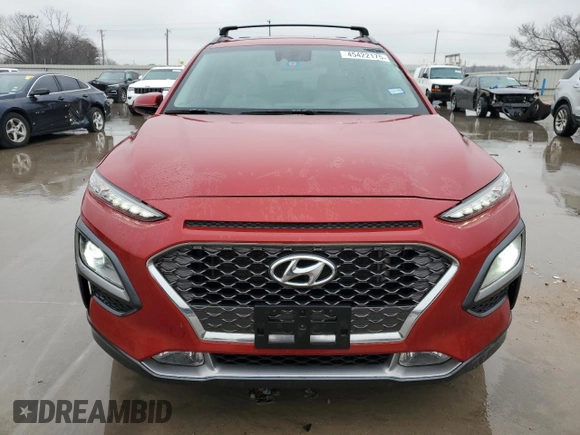 2021 Hyundai Kona Limited with VIN KM8K33A57MU600861, listed as a Copart auction lot 45422175 with 70,554 mi miles and Salvage Title. Bid and sale history available at carsss.com. Image 5.
