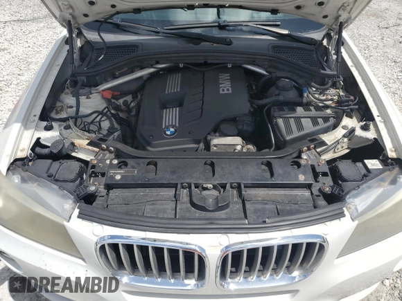 2011 BMW X3 28i with VIN 5UXWX5C51BL711233, listed as a Copart auction lot 51435145 with 135,876 mi miles and Salvage Title. Bid and sale history available at carsss.com. Image 12.
