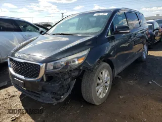 2015 Kia Sedona EX with VIN KNDMC5C19F6025057, listed as a Copart auction lot 50420385 with 145,390 mi miles and Salvage Title. Bid and sale history available at carsss.com. Image 1.