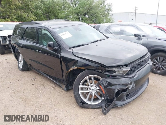 2024 Dodge Durango GT with VIN 1C4RDJDG1RC122712, listed as a IAAI auction lot 41939574 with 47,080 mi miles and . Bid and sale history available at DreamBid. Image 1.